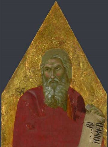Isaiah  ca. 1324 1325 by Ugolino de Nerio fl. 1317-1349 National Gallery London